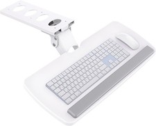 HUANUO Adjustable Keyboard Tray Under Desk 25" Ergonomic Mouse Shelf