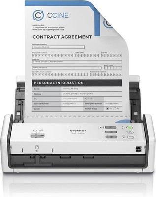 Brother ADS-1350W Wireless Compact and Portable Desktop Scanner
