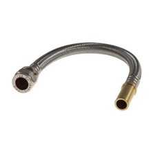Flexible Pipe Hose Extension 15mm Compression x 15mm Shank x 300mm