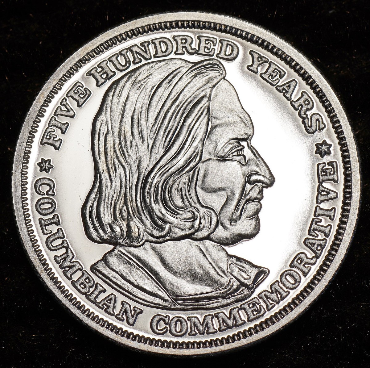 1992 Columbus 500 Years America Discovery 1oz 999 FINE Silver