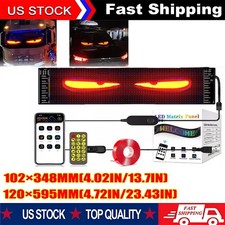Devil Eyes LED Display for Cars and Trucks Windshield Animated Eyes Waterproof