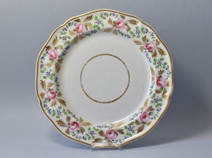 Royal Crown Derby Porzellan Teller Schale Rosendekor England Antik 18./19. Jh.