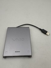 Sony VAIO PCGA-UFD5 3.5" Floppy Disk Drive External Portable USB Silver Tested