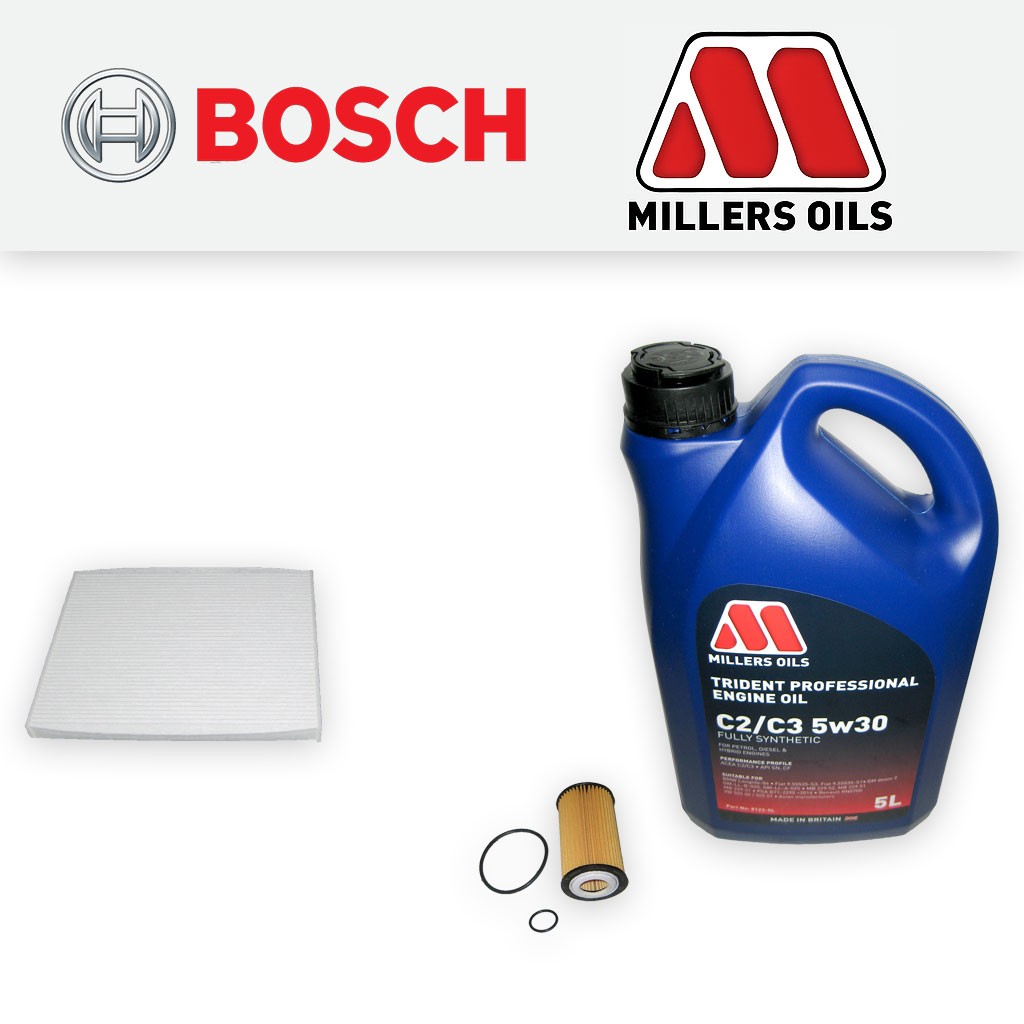 SERVICE KIT OPEL VAUXHALL CORSA D MK3 1.6 TURBO SRI VXR OIL CABIN FILTERS +OIL