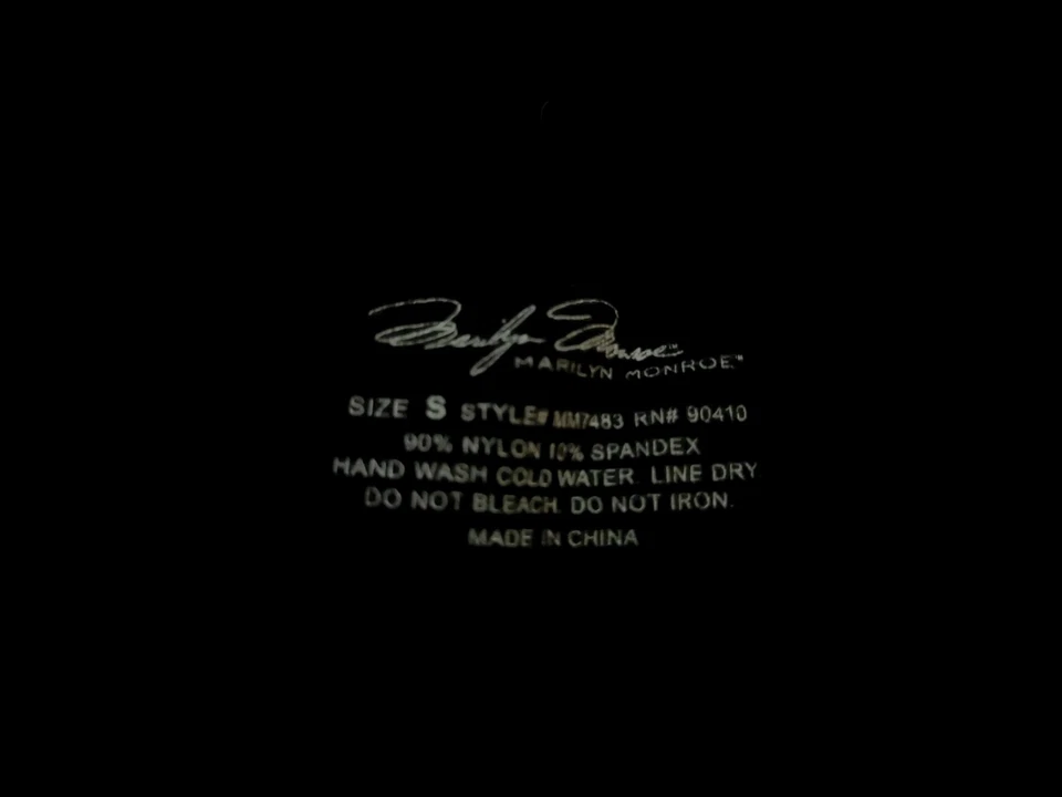 Top modelador corporal negro talla S LC3 Marilyn Monroe para mujer Foto 4 de 4