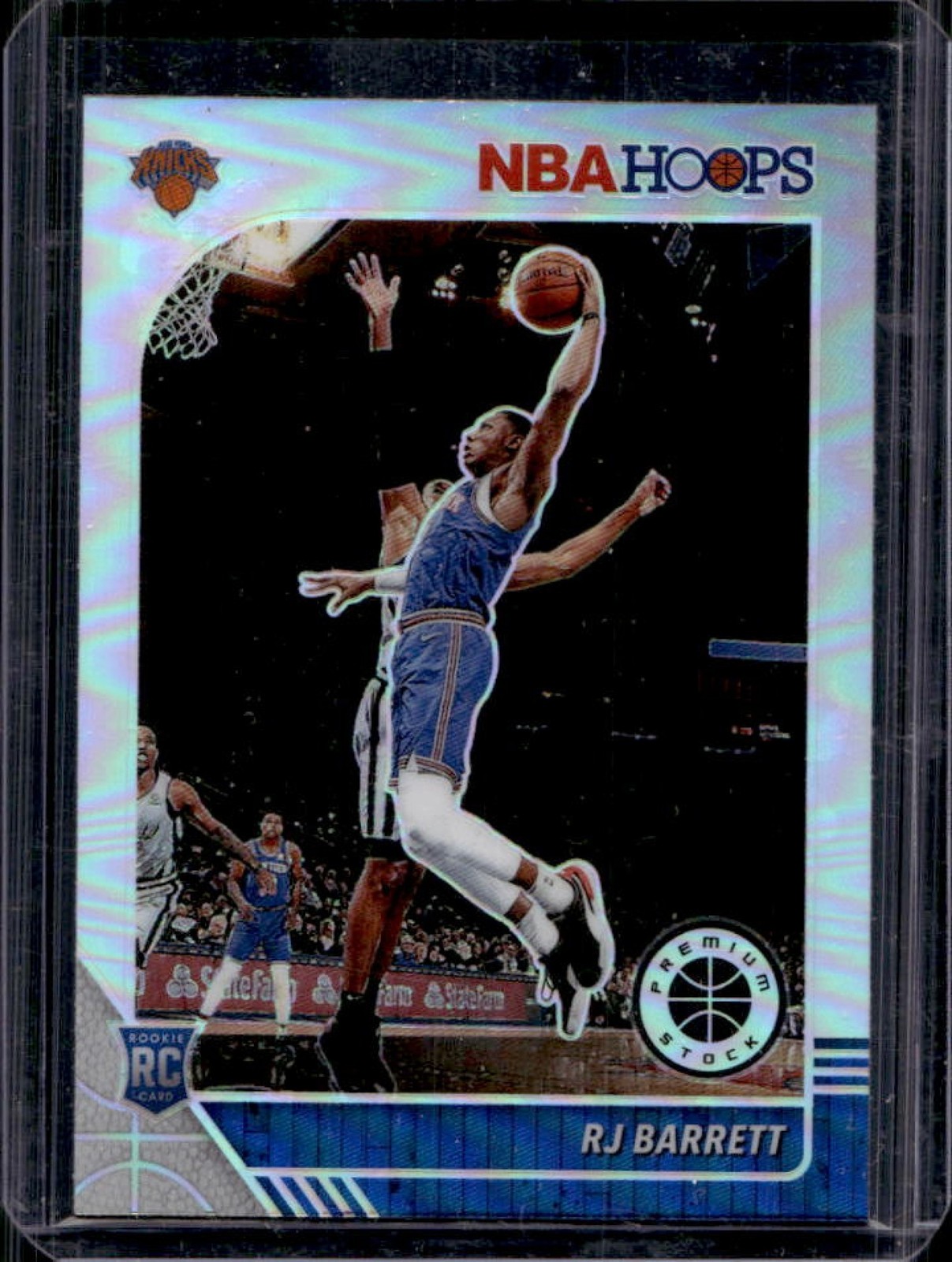 2019-20 Panini Hoops Premium Stock RJ Barrett RC Prizms Silver #201 Knicks