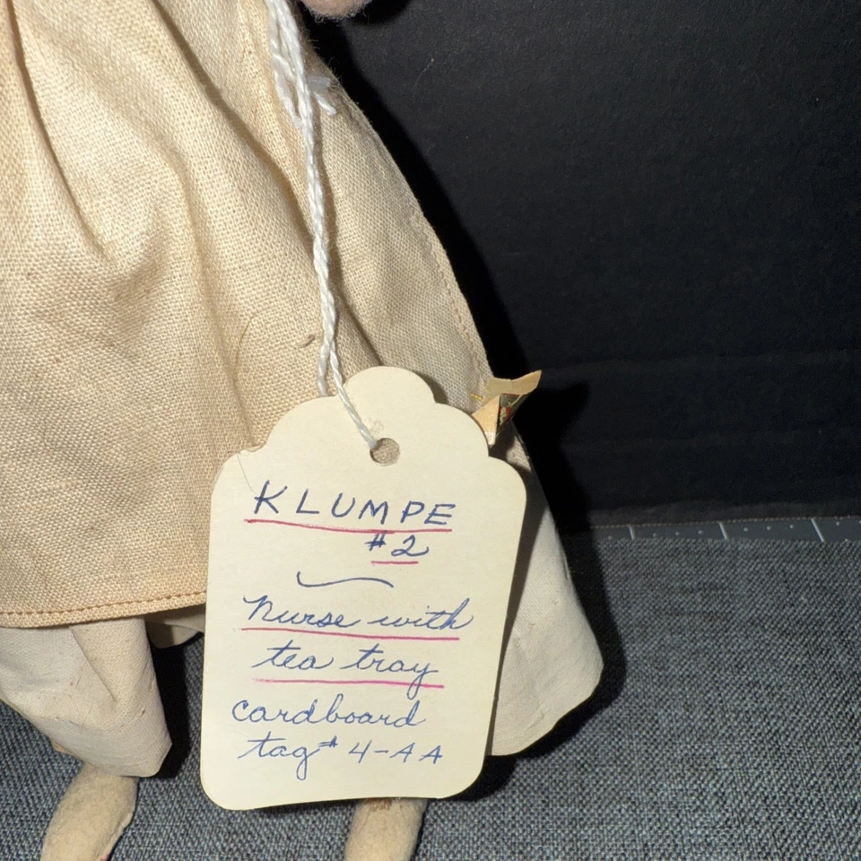 RARE Vintage Roldan Klumpe Nurse 10" Tea Tray - Image 3 of 4