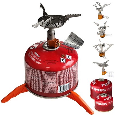 AB Camping Stove with Piezo Ignition Primus Power Gas Gas Cartridge Holder 