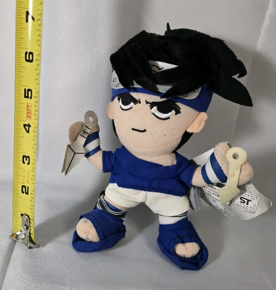 BANPRESTO NARUTO 6" FELPA SUAVE AZUL VENTANA ADHESIVA Foto 2 de 4