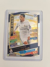 Match Attax 16/17 Cristiano Ronaldo 100 Club Real Madrid 2016/17 CL UCL #100C10