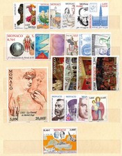 MONACO - 2001 - 23 timbres différents neufs - Faciale = 24,71 € - TTB** - MNH