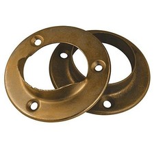 Hickory Hardware PBH0259 Closet Rod Supports, Metal Pole Bracket Holders, 2-pack