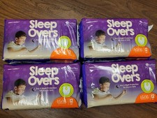 Cuties Sleep Overs Youth Diapers, Size L / XL 60-125 lbs 4-12 pack 48 Total 