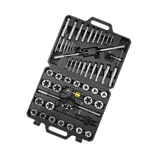 Uimoso 51-Piece SAE Tap and Die Set for Threading, Sizes 1/4" to 1"