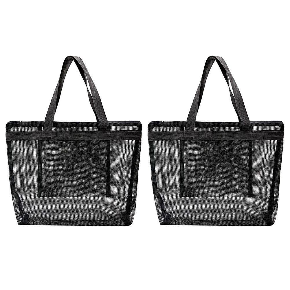 2 Pcs Sacca Spiaggia Borsello Mare Borsa Portaoggetti Da Piscina