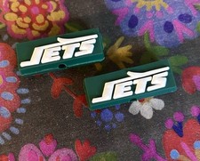 2 Piece NEW YORK Football Team Focal Beads DIY Jewelry Pens NEW Football Beads