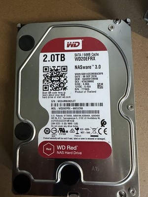 2TB Western Digital Red Plus (5400RPM, 3,5 Zoll, SATA III, 64MB Cache) Internes