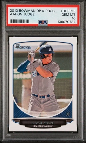 2013 Bowman Draft Picks & Prospects Aaron Judge #BDPP19 Rookie Card PSA 10 GEM