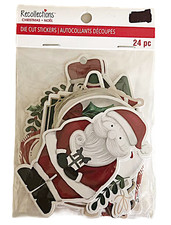 Recollections Holiday Stickers 1-Pack 24 Die Cut Stickers