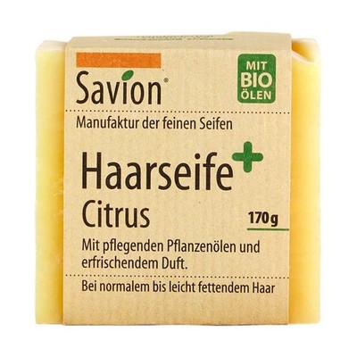 Haarseife - Citrus plus 170g | SAVION