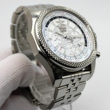 Breitling Bentley 05 Unitime Steel White Dial Mens Watch AB0521U0/A768-990A 5