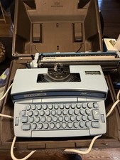 Vintage Smith Corona Coronet Super 12 Typewriter w/Case Tested Working Blue thumbnail
