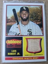 2025 TOPPS HERITAGE - Luis Robert Jr. #CCR-LR - Clubhouse Collection Relic