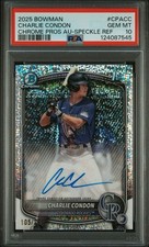 2025 · Numbered 1st Bowman Chrome Auto · Speckle · /499