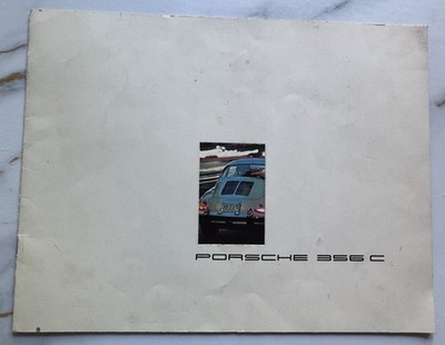 1964 Porsche 356 C Brochure 356C Original Sales Catalog Coupe Cabriolet  