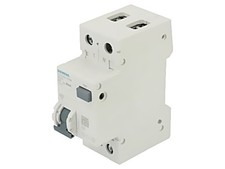 5SU1356-1KK08 Differential Overcurrent Switch Rated: 8A IDiff: 30mA Pole: 1+N...