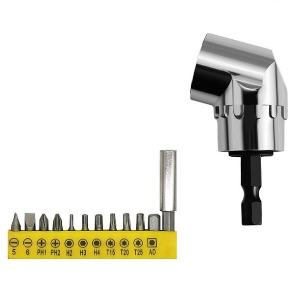 Eurowagens 105 Grad Winkelbohrer-Adapter 12-Teilig Schraubendreher-Bit-image