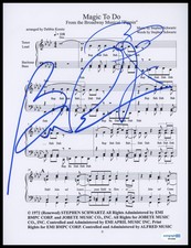 Ben Vereen "Pippin" AUTOGRAPH Signed 'Magic To Do' 8.5x11 Sheet Music ACOA