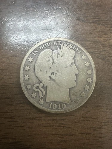 1910 S Barber Half Dollar 90% Silver