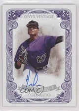 2021 Onyx Vintage Blue Ink Auto /275 Helcris Olivarez #VAHO Auto 0q3