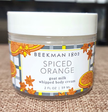 Beekman 1802 Spiced Orange Goat Milk Whipped Body Cream Orange Scent 2 fl oz