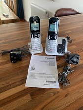 Panasonic Digital Cordless Answering phone plus extra handset KX-TGC262E
