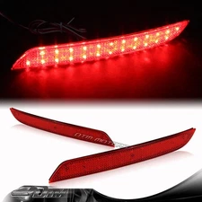 Rear Bumper Reflector 24-LED Brake Stop Light For BMW F10 F11 F18 528i 535i 550i