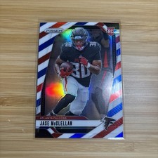 2024 Panini Red White Blue Prizm Rookie Card RC Jase McClellan Falcons