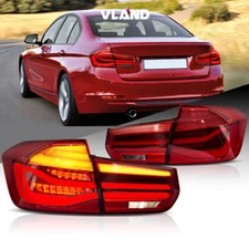 Vland Rose Red Lens Normal Turn Tail Light For 12-18 BMW F30 3er 3 Series F80 M3
