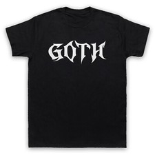 GOTH SLOGAN METAL HARDCORE MUSIC ROCK FASHION GOTHIC MENS & WOMENS T-SHIRT