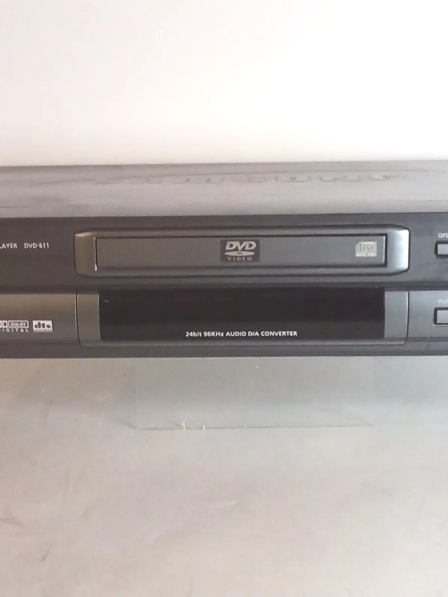 Samsung DVD-611/XAA DVD/Video-CD/CD Combo Player Tested NO REMOTE