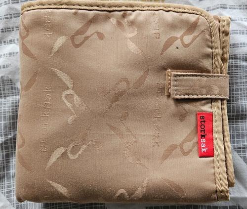 Storksac Baby Changing Bag with Changing Mat & Keyring, Black Patent, 38x33x12cm - Picture 14 of 22