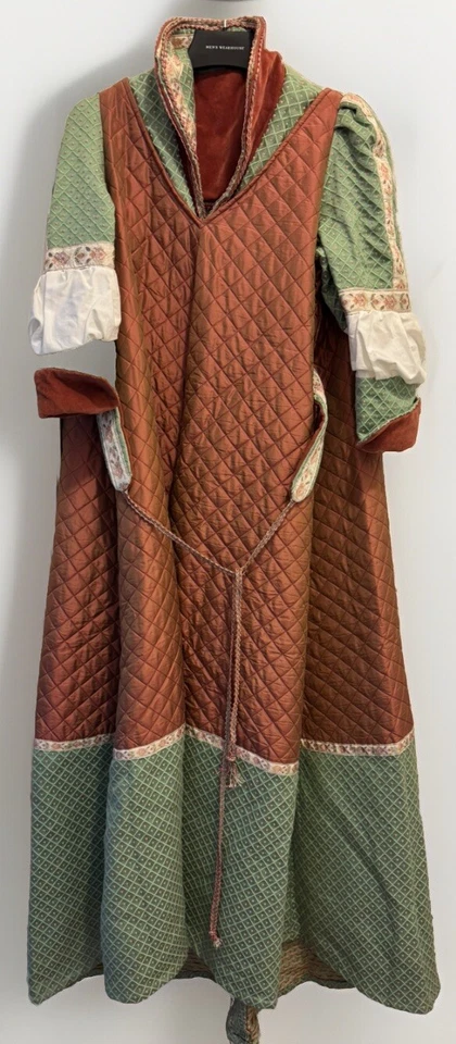 Renaissance Festival Shakespeare Theatre Dress Handmade Theatrical Costume Small - Image 4 of 4