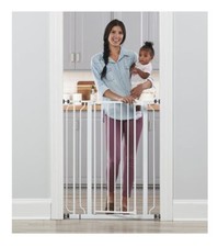 Easy Step 36 Extra Tall Walk Thru Baby Gate Includes 4-Inch Extension Kit