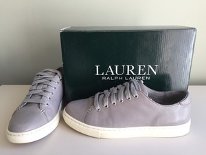 ralph lauren leather trainers womens