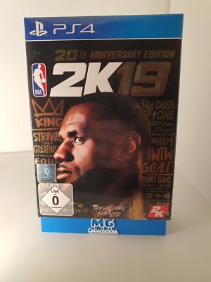 NBA 2k19 20th Anniversary Edition Sony PlayStation 4 NEU OVP LeBron James