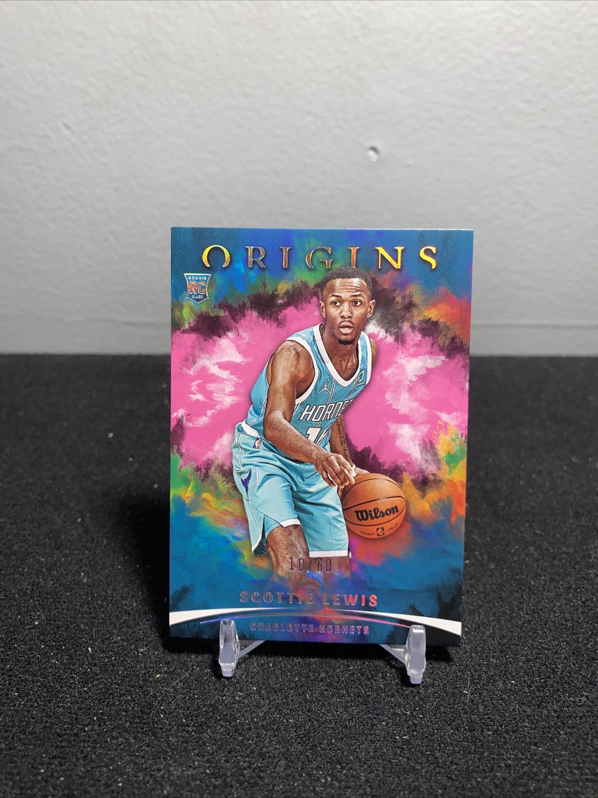 2021-22 Panini Origins Scottie Lewis Pink Rookie #/60 Charlotte Hornets