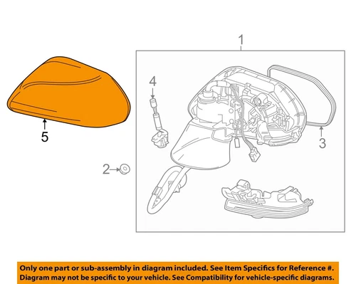 TOYOTA OEM 18-23 Camry Front Door Outside Mirrors-Mirror Cover 8791506130C0