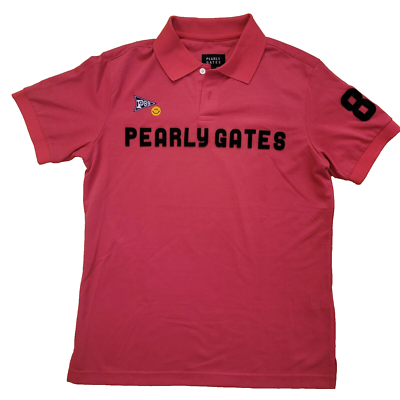 Pearly Gates Women Golf Polo Pink Sz 4 Made Japan Luxury S/S Collar Korea  82423 | eBay