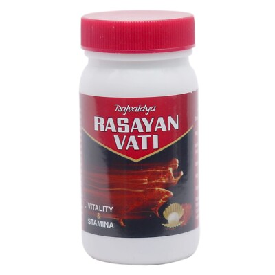 Raj Vaidya Rasayan Vati 60 tab Urinary Disorders, Sexual Strength, Gen. Debility